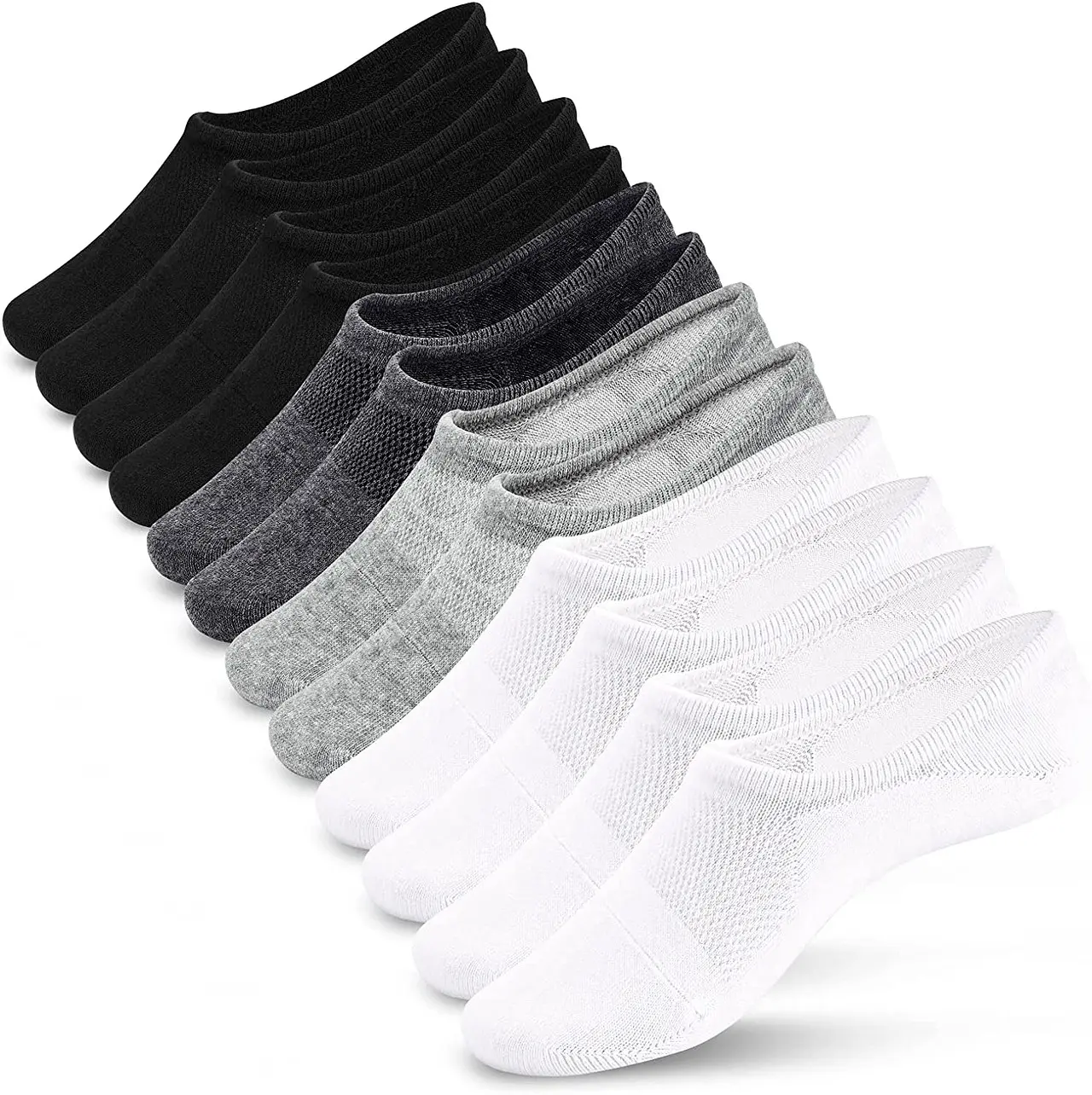 No Show Sock Women - IDEGG ノーショーソックス レディース ローカット アンクルショート 滑り止め