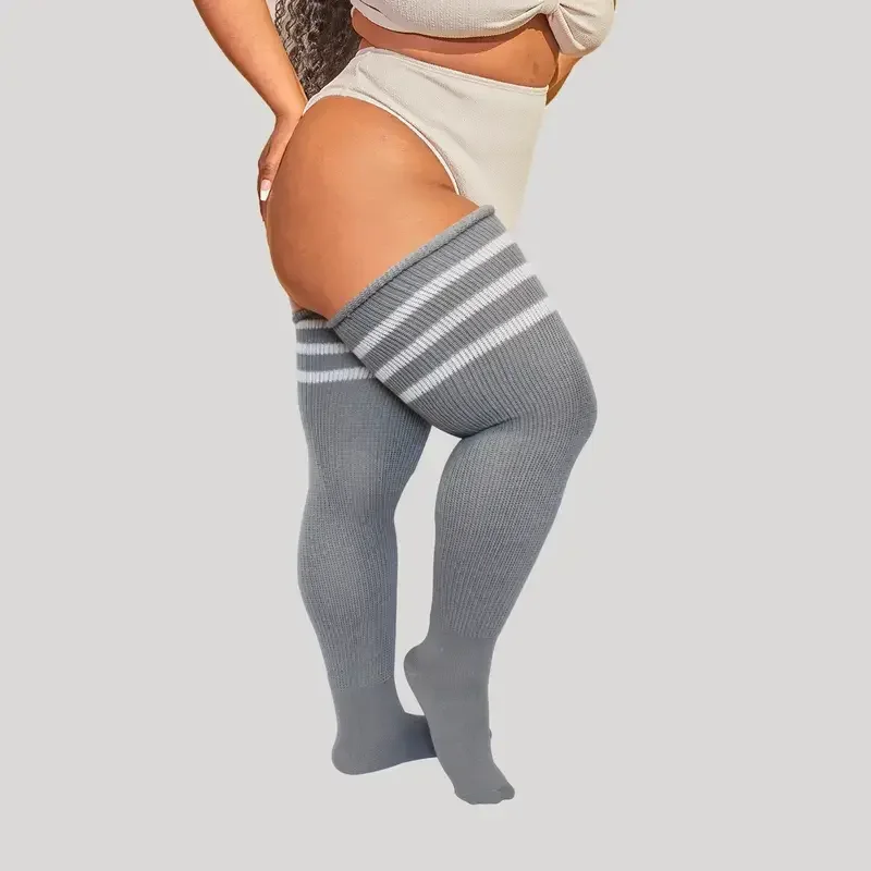 Shinyyep プラスサイズ 厚手 サイハイソックス エク - Knee High Sock Women のレビューと価格