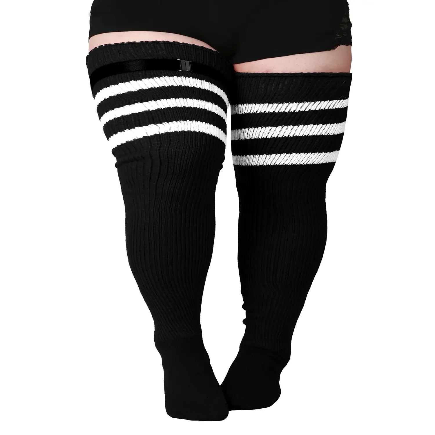 Shinyyep プラスサイズ 厚手 サイハイソックス エク - Knee High Sock Women のレビューと価格