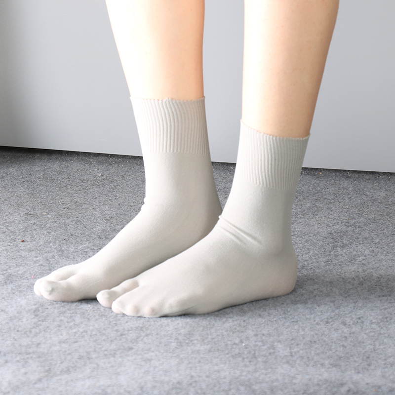 スプリット二靴下夏薄型ピュアカラー通気性2指カジュアルかわい - Toe Sock Split のレビューと価格